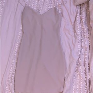 Skin tight pink dress